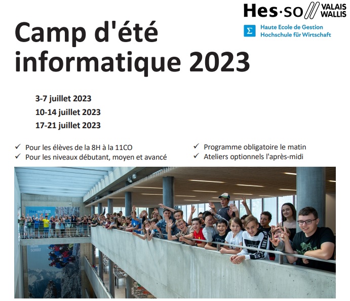camp informatique 2023